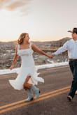 Loved this dress in my engagement photos! - Baylee H.