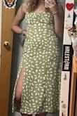 This was my final pick between 3 dresses for a coworkers wedding. It was cute, flowy and fun. Held up to dancing well and the strings could be adjusted to fit perfectly! - Orianna W.