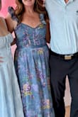I wore this to my future daughter-in-law's bridal shower. Everyone thought it was beautiful. So I ordered a large, and it was a little big, but when I went back to exchange it, they were out of stock, and I needed it right away. I did have to get it altered, but that's only because it was out of stock. I love the dress. - Awesome S.