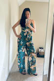 I fit perfectly. As you know the jumpsuit goes on from the bottom up, but the shoulder straps can get stuck at the chest and up. If you have a fuller bust, keep that in mind before buying. - Teresa M.