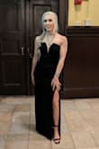 Perfect! So flattering at every angle.
It falls down every once in a while, but I blame my build xD Anyone else would probably be totally fine.
Wore it to a concert and then a gala the next day, it works for it all.
It's a great deal for a great-looking dress! - Paula W.