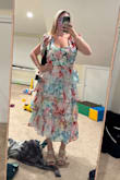 Fun and cute dress! Excited to wear this to an upcoming bridal shower. The theme is flowers, so it'll match perfectly. It's very comfortable too! - Brittany P.