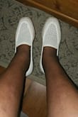 Perfect casual shoe for summer!  The only issue that I have is the inside netting irritates the top of my toes, will definitely have to wear footies. - Denise J.