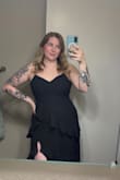This dress was super cute and flattered my curves, but unfortunately, I couldn't zip it past my bust. I'm normally a large in Lulus, and that's what I ordered. If it had fit, I probably would have kept it, but I ended up returning it and opted for the other dress I ordered - Sarah O.