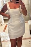 The straps are a tad bit large but I just added padded sticky boobs and made it work! So happy I chose this dress - Alison B.
