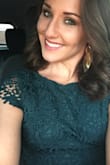 There's a bit of stretch to this dress which is SO great!!  It's beautiful and I feel like it's a bit slimming too! I got SO many compliments on this dress!!! - Tiffany G.