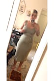 I love this dress. Seriously, new favorite closet staple. I wore it to a baby shower and it was perfect. It fit well in just the right places and I got many compliments. No bra needed (for me, 36D). - Alix D.