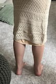 I want to love this dress but it was very poorly made and the hem hangs out :(. I don't think I will ever be able to wear this although I wish I could because it fits so well.
Because of this dress I would never recommend Lulus to anyone. $60+ dollars for a dress this poorly made is insane. - Anna B.