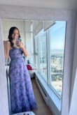 Such a beautiful dress. I wore it to a formal wedding and got many compliments! You can tell how well made it is, and it had 3 layers!
I'm typically a medium, and ordered both a medium and large due to the comments. The medium fit, but it was a bit tight, so I opted for the large. Did have to get it hemmed a few inches!
One thing to note that although beautiful, it's not a comfortable dress- fabric can be rough, and the corset very tight. I still think it was worth it! - Tanja M.