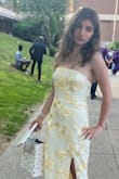 I loved the dress I wore it for my high school graduation, it was perfect, and it looked amazing in pictures. I'd totally recommend it - Anna N.