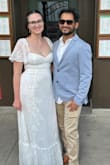 This dress is fantastic! It fit true to size and looked wonderful. The material is high quality and feels great. I wore it to my courthouse wedding and couldn't be happier! - Regan C.