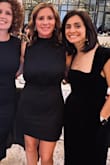 Classy and comfortable. Many compliments. Fits true to size. Had to steam a little. But wrinkling wasn't a big issue through the night. Still looked great after many hours of dancing. - Johnna A.