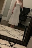 The material is very thin and see through. It's definitely not what I thought it was going to look or feel like. - Kylie J.