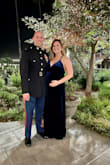Loved this dress for my husband's military ball when I was 30 weeks pregnant. - MacKenzie K.
