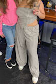 These pants are adorable and the perfect outfit with the matching top!! Got so many compliments. I am 5'3 and had to get them hemmed. - Olivia L.