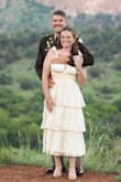 I bought this dress for an engagement photo shoot and it was absolutely perfect!! The champagne color was gorgeous, it fit perfectly, and it was SO so cute!! My fiancee told me I looked like Belle, 10/10 recommend! - Emma C.