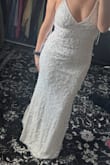 I really thought this would be the one. The model looks absolutely amazing. I really wanted to wear this, but I might have to return. I think it would look best on the body type of someone with that body type. Really is beautiful but I will most likely end up returning :/ - Tara B.