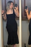 I bought this as a guest at a wedding in Vegas. It fit like a glove and was comfortable despite the heat. - Tracey M.