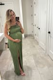 I was 7 months pregnant and order the M and L, just in case, the M fits perfectly and I got so many compliments!! - Milena V.