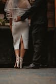 The heel itself was perfect. I eloped and wanted some pop to my shoes at least. These absolutely delivered - Alyssa M.