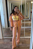 The Crochet Knit Cover-Up Set fits perfectly and is a great match with my yellow bikini. I am taking it with me to my Italian holiday. 100% recommended. - Nidhi M.