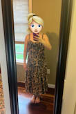 I was figuring I would need to get it shortened, but I didn't find it flattering. - Jennifer P.