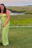 This dress was SUPER comfy and flattering. It was the perfect length on me (5'8) and was very easy to dance in! - Nicole F.