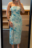 This dress was so perfect for a rehearsal dinner. The material is high quality and I loved it! - Hannah W.