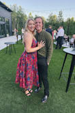 I was eyeing this dress for a while, and when it went on sale two weeks before a wedding, I decided it was meant to be. I have a larger chest, so cleavage was prominent, but if you don't mind that (you shouldn't, show em off), it's a beautiful gown. Very comfortable and breezy so good for a summer wedding. I had to adjust the straps a couple times to keep everything locked in but it was also hot out, so not necessarily the fault of the dress. Would definitely recommend. This is my third Lulus dress purchase and I've loved all three and get tons of compliments. - Amber M.