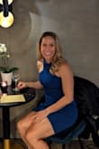 Bought this for my wife for a fancy date night dinner and she looked amazing! She loved the dress and it fit her like a glove - Philip M.
