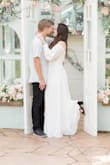 I used this dress for when we eloped and I couldn't be happier!! The quality is unmatched and it is extremely flattering, I wouldn't hesitate to buy it again. - Kayla T.