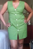I love this dress it is light and so cute for the summer day, I got size L. - Nao P.