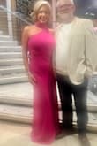 This dress is really beautiful. It is true to size and very flattering. The length is perfect. - Carrie B.