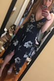 Love this dress so much! Fits true to size and is super flattering. The waist tie allows you to loosen or tighten it to your liking (no zipper). I'm 5'6" and with heels the small is perfect length but would be long in flats. Great wedding guest dress. - Rachel P.