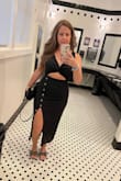 I wore this dress to a bodybuilding competition and then to dinner afterwards. So cute with either flat sandals or wedges! Fits perfectly! - Carrie B.
