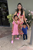 This dress I got it for my birthday & it really fits well & it creates comfort & classy look. The material is soft & breathable. It is very comfortable to carry with the little one. - Krima S.