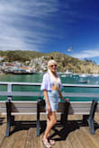 Took these sunnies with me on a 5 day cruise to Baja Mexico. First stop in Catalina island. I got so many complements from girls and guys as I wore them walking around. Seems to be polarized blocks the sun out of my eyes very well. Comfortable on the face,Love the tortoise print very chic. - Elissa S.