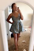 This dress is so cute!! Very short but fits great! - Belle H.