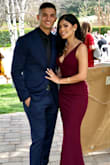 The fit was perfect. I did get it altered since I'm quite short but the dress quality was amazing. Perfect for the spring wedding I attended. I got so many compliments all night - Anthony A.