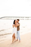 I wore the white one for engagement photos and it was perfect. Loved it so much I'm adding a review to the black one I ended up returning (only because the event I bought it for was cancelled!) - Kelly M.
