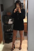 This dress was great really comfy and Flowy got a little staticky but was able to get it to go away length was great and fit perfectly! - Caroline S.
