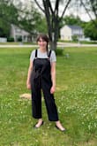 I'd never really worn overalls, until now. I really like them! I have a pair in black and one in green. - Breanne H.