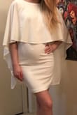 Just a tad big on the top and can take off a bit easily but not too much of a hassle! This dress is perfect and cannot wait to wear for my rehearsal dinner !
I feel like a boss babe in this! Will post a better pic on the day of the rehearsal! - Kayla G.