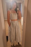 This set was perfect for date night! I love the patterns and the cute little bows on the straps. It's soooo cute! And pockets are always a nice bonus! - Sadie F.