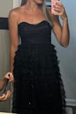 Fit a little snug but fine. The chest area was too big for me so I had to add padding. Beautiful flowy and comfortable. - Sam M.