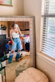 Really pretty bodysuit, maybe if I ordered a smaller size I would have liked it more, or maybe with a little more support. I don't need up returning it. - Ashley A.