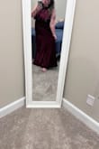 Fits perfect for a wedding. I have a larger bust area and it fits well!! Only sized up one size larger because I'm pregnant but would have gone my original size if not! - Sydney W.