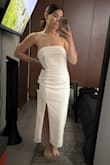 Beautiful dress, perfect fit, loved the bow - Maria V.