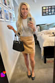 You can do so much with this.. shorts.. a skirt.. jeans. And while basic, it's super cute on! I wear a tank under it to ensure you can't see through it. - Kyra W.