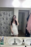 I usually order a small/medium from other places. I've learned that Lulus runs a little big. This fit me like a glove!! The boob part is a little interesting but otherwise it was great. It is a thicker material, not uncomfortable at all but also not breezy. - Brooklynn W.